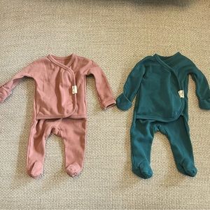 Bonsie Baby Organic cotton footies